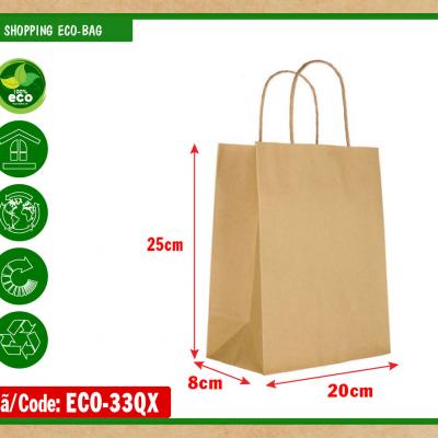 Túi giấy kraft có quai xach